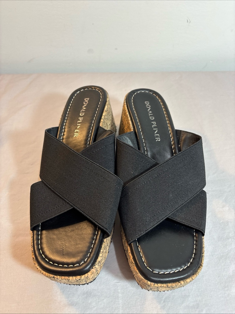 Donald J. Pliner Black Slide Sandals 9 M New!! - Picture 4 of 8